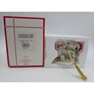 Lenox Peanuts Snoopy Snoopy's Letter to Santa Ornament 2020